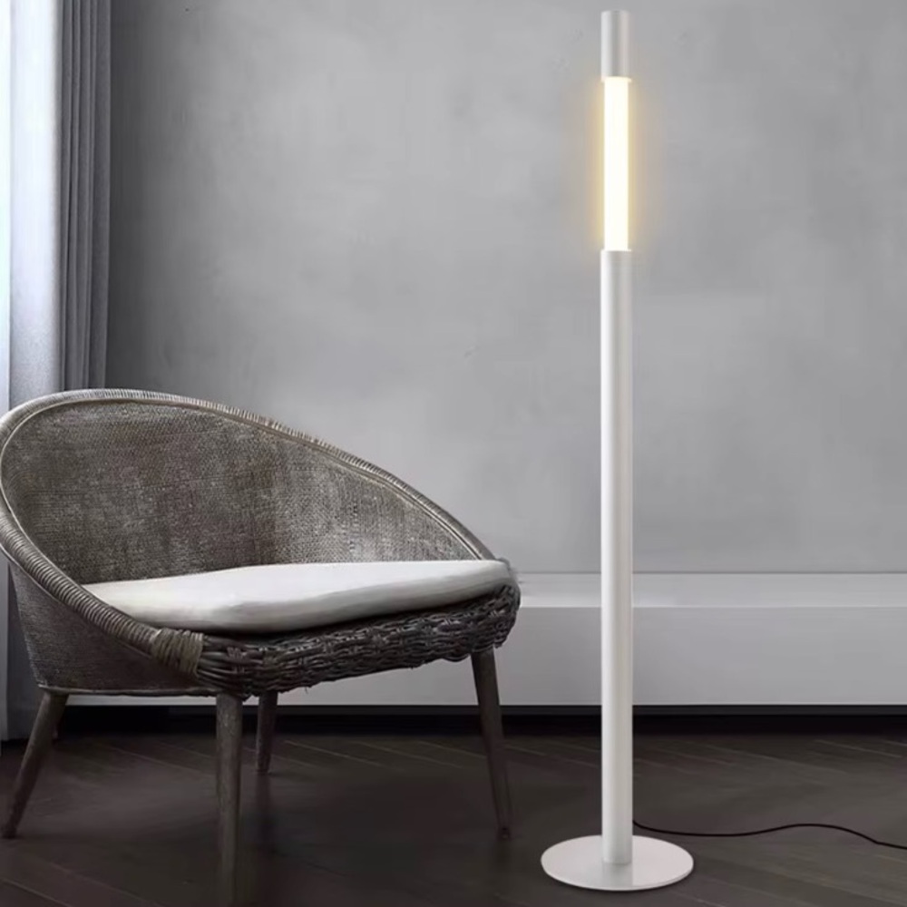 Nordic Sliding Floor Lamp 5’ Minimalist Eye-Friendly LED Warm Light | Free Ship